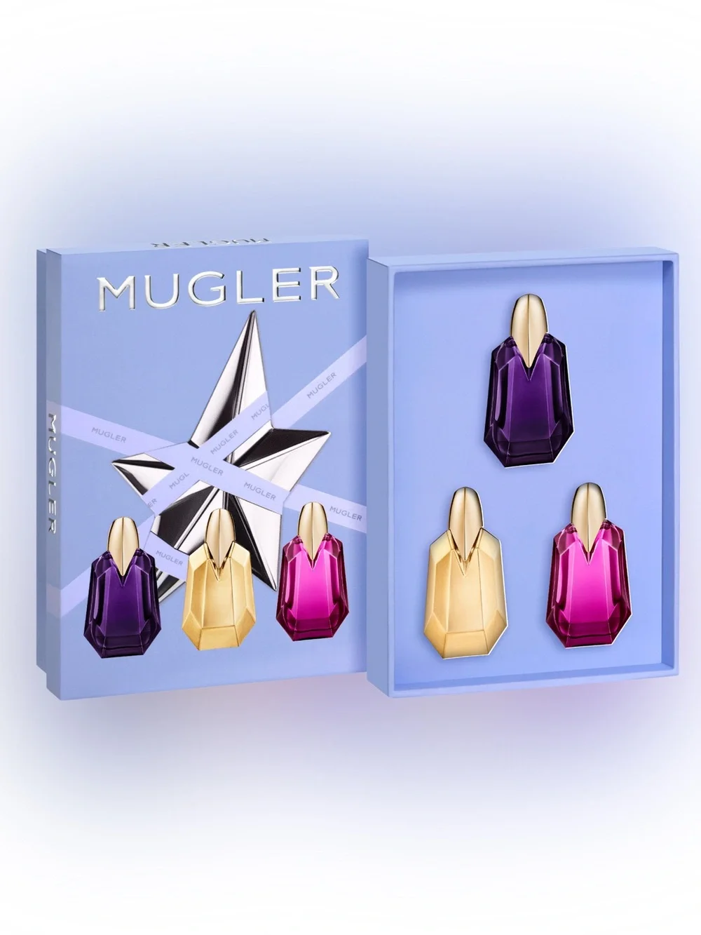 MUGLER ALIEN EAU DE PARFUM COFFRET of 3 MINIS w/ALIEN,ALIEN GODDESS+PULP NIB! - Picture 7 of 11